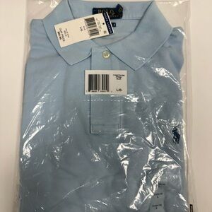 Ralph Lauren Men's Polo Shirt in Light Blue size large